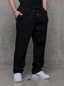 Open Hem Jogger - Black