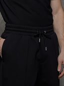 Open Hem Jogger - Black