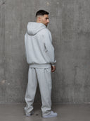 Open Hem Jogger - Grey Marl