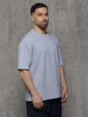 Relaxed Tee - Grey Marl