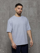 Relaxed Tee - Grey Marl